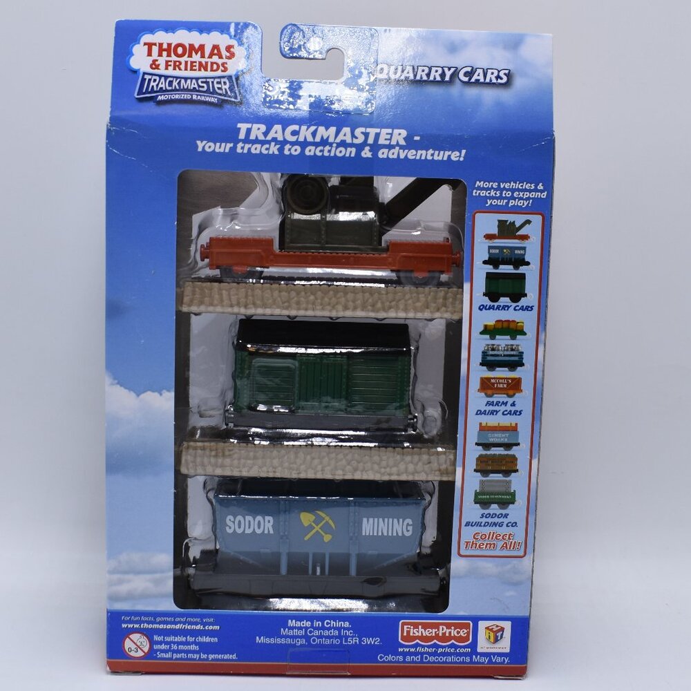 Quarry Cars Wagons Cargo Set Thomas & Friends Motorized Railway Fisher Price New - Picture 7 of 8
